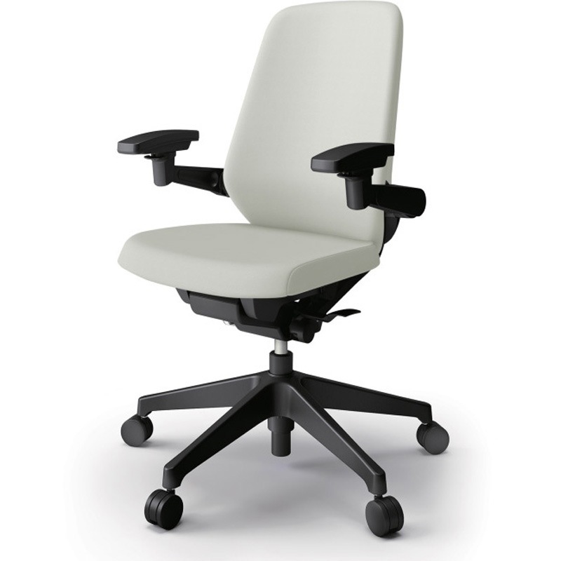 KJ-137DL1T1C8 ノートチェア ハイバック 可動肘 ビニールレザーDL ナイロンキャスター<配送時組立サービス付> 1台 イトーキ 【通販モノタロウ】