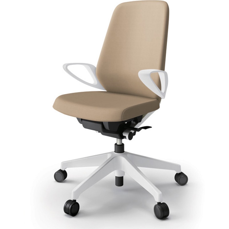 KJ-136DLM-W9K6 ノートチェア ハイバック 固定肘 ビニールレザーDL ウレタンキャスター<配送時組立サービス付> 1台 イトーキ 【通販モノタロウ】