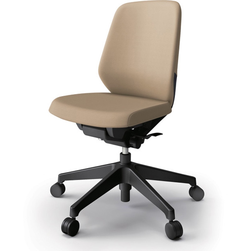 KJ-140DL-T1K6 ノートチェア ローバック 肘なし ビニールレザーDL ナイロンキャスター<配送時組立サービス付> 1台 イトーキ 【通販モノタロウ】