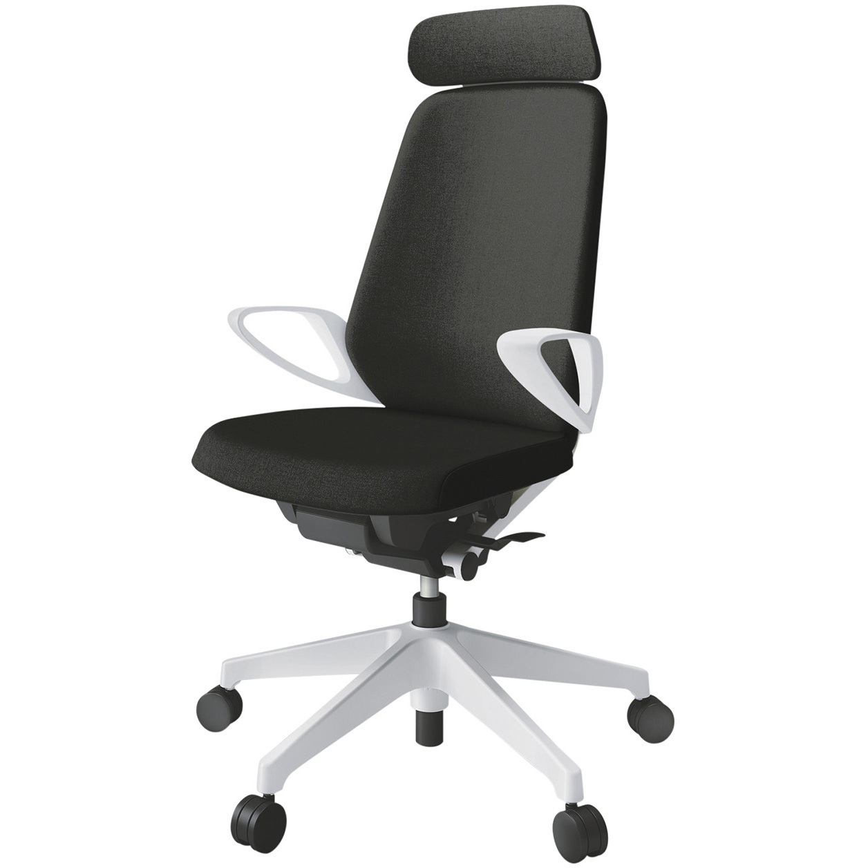 KJ-136SAE-W9T1 ノートチェア エクストラハイバック 固定肘 ランバーサポートなし クロスSA ナイロンキャスター<配送時組立サービス付> 1台 イトーキ 【通販モノタロウ】