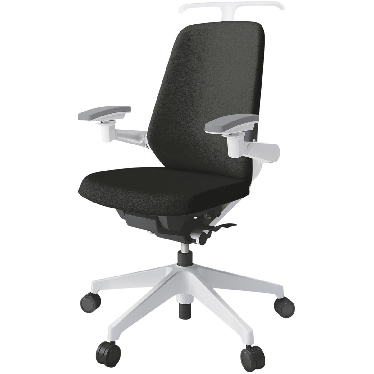 KJ-137SAHM1W9T1 ノートチェア ハイバック 可動肘 ハンガー ランバーサポートなし クロスSA ウレタンキャスター<配送時組立サービス付> 1台 イトーキ 【通販モノタロウ】