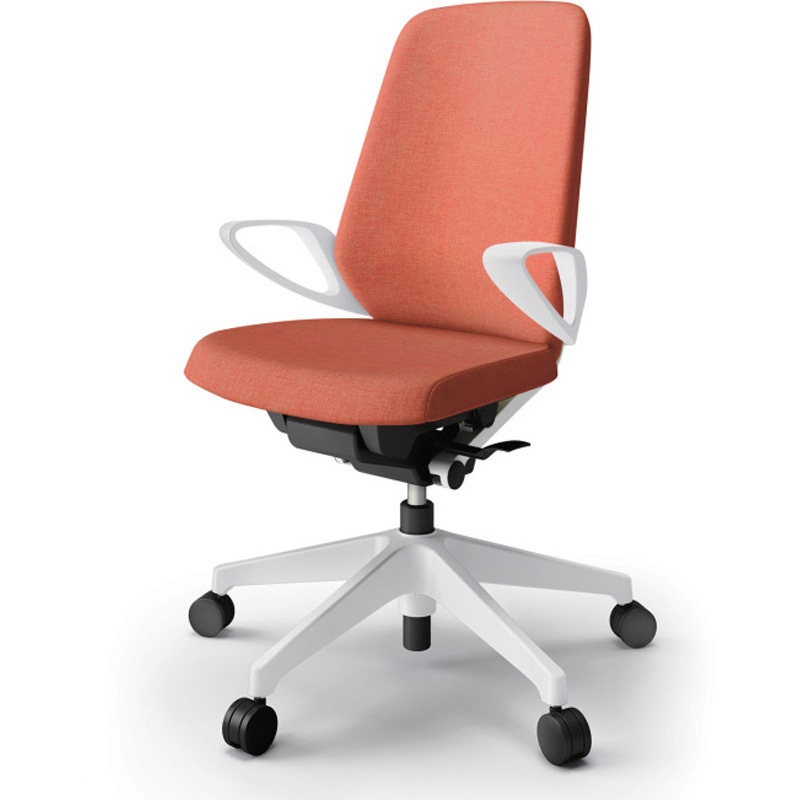 KJ-136SAM-W9D4 ノートチェア ハイバック 固定肘 ランバーサポートなし クロスSA ウレタンキャスター<配送時組立サービス付> 1台 イトーキ 【通販モノタロウ】