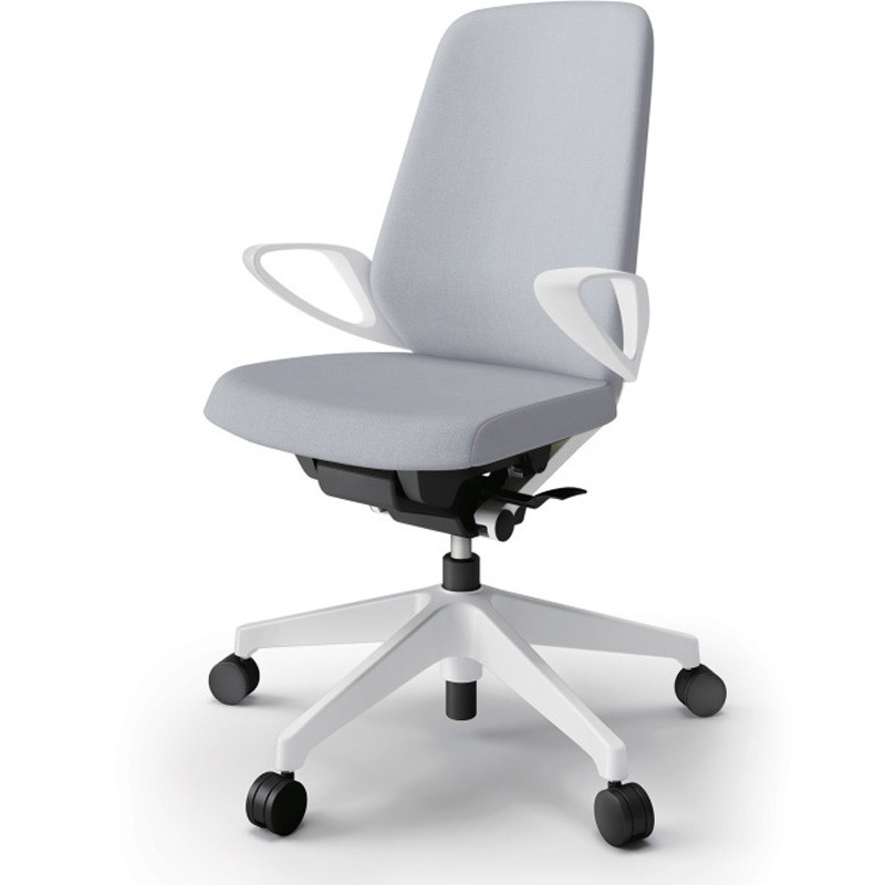 KJ-136SAM-W9T7 ノートチェア ハイバック 固定肘 ランバーサポートなし クロスSA ウレタンキャスター<配送時組立サービス付> 1台 イトーキ 【通販モノタロウ】