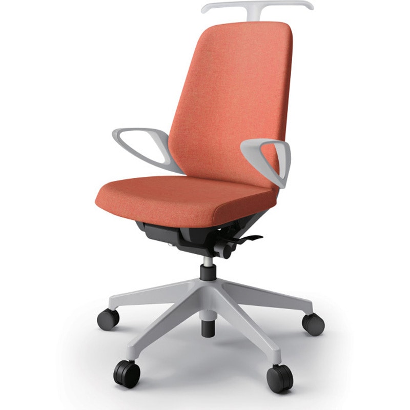 KJ-136SAHM-GND4 ノートチェア ハイバック 固定肘 ハンガー ランバーサポートなし クロスSA ウレタンキャスター<配送時組立サービス付> 1台 イトーキ 【通販モノタロウ】
