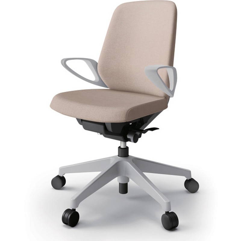 KJ-146SAM-GNF6 ノートチェア ローバック 固定肘 ランバーサポートなし クロスSA ウレタンキャスター<配送時組立サービス付> 1台 イトーキ 【通販モノタロウ】