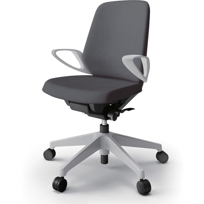 KJ-146SAM-GNT3 ノートチェア ローバック 固定肘 ランバーサポートなし クロスSA ウレタンキャスター<配送時組立サービス付> 1台 イトーキ 【通販モノタロウ】 45,487円