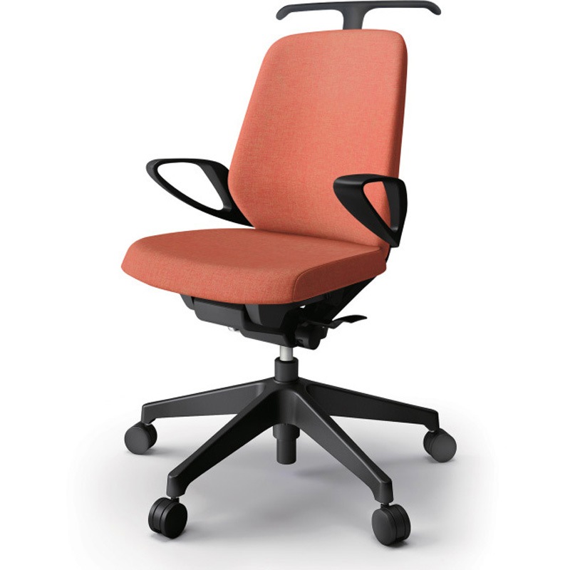 KJ-146SAH-T1D4 ノートチェア ローバック 固定肘 ハンガー ランバーサポートなし クロスSA ナイロンキャスター<配送時組立サービス付> 1台 イトーキ 【通販モノタロウ】