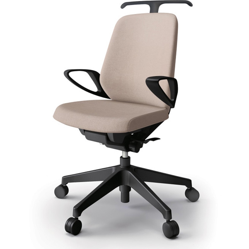 KJ-146SAH-T1F6 ノートチェア ローバック 固定肘 ハンガー ランバーサポートなし クロスSA ナイロンキャスター<配送時組立サービス付> 1台 イトーキ 【通販モノタロウ】