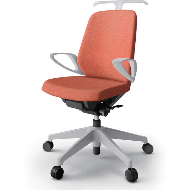 KJ-146SAHM-GND4 ノートチェア ローバック 固定肘 ハンガー ランバーサポートなし クロスSA ウレタンキャスター<配送時組立サービス付> 1台 イトーキ 【通販モノタロウ】