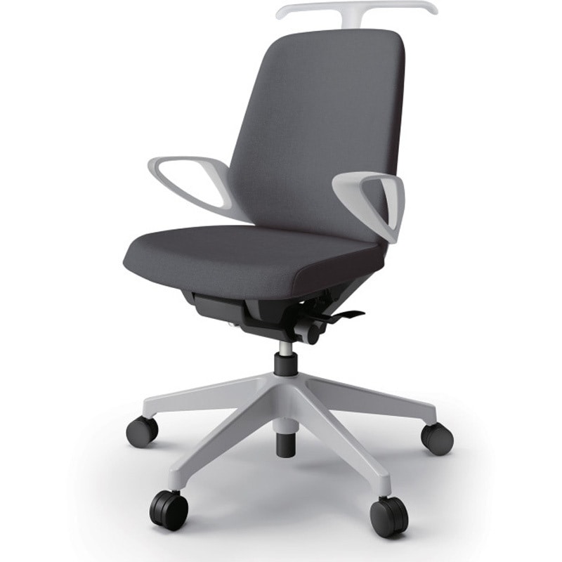 KJ-146SAHM-GNT3 ノートチェア ローバック 固定肘 ハンガー ランバーサポートなし クロスSA ウレタンキャスター<配送時組立サービス付> 1台 イトーキ 【通販モノタロウ】