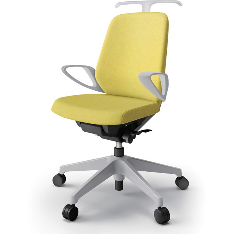 KJ-146SAHM-GNU6 ノートチェア ローバック 固定肘 ハンガー ランバーサポートなし クロスSA ウレタンキャスター<配送時組立サービス付> 1台 イトーキ 【通販モノタロウ】