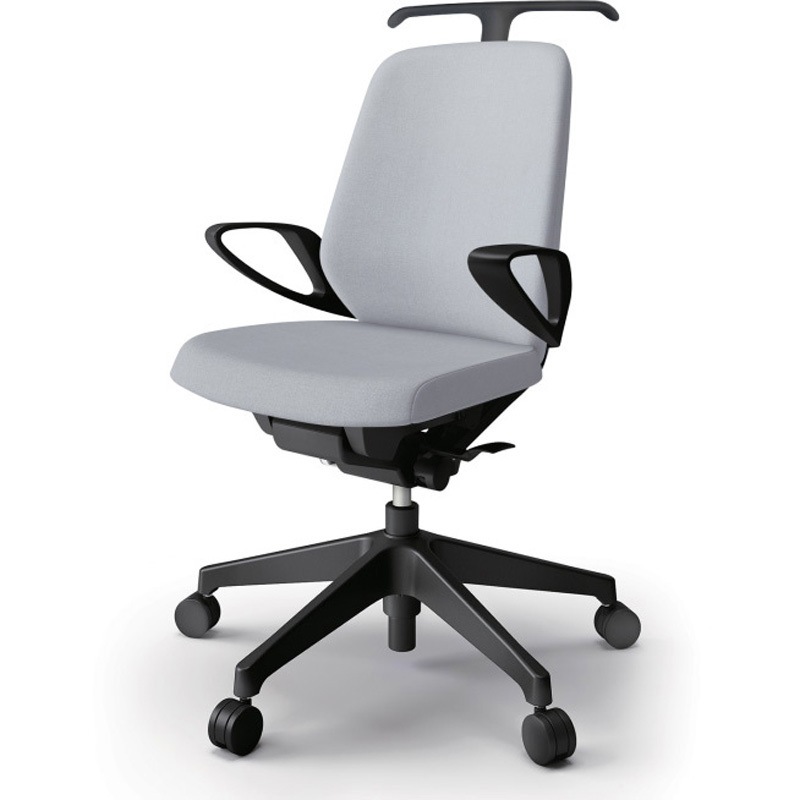 KJ-146SAHM-T1T7 ノートチェア ローバック 固定肘 ハンガー ランバーサポートなし クロスSA ウレタンキャスター<配送時組立サービス付> 1台 イトーキ 【通販モノタロウ】