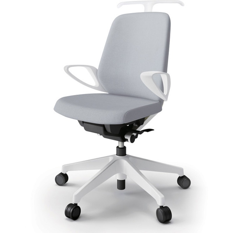 KJ-146SAHM-W9T7 ノートチェア ローバック 固定肘 ハンガー ランバーサポートなし クロスSA ウレタンキャスター<配送時組立サービス付> 1台 イトーキ 【通販モノタロウ】