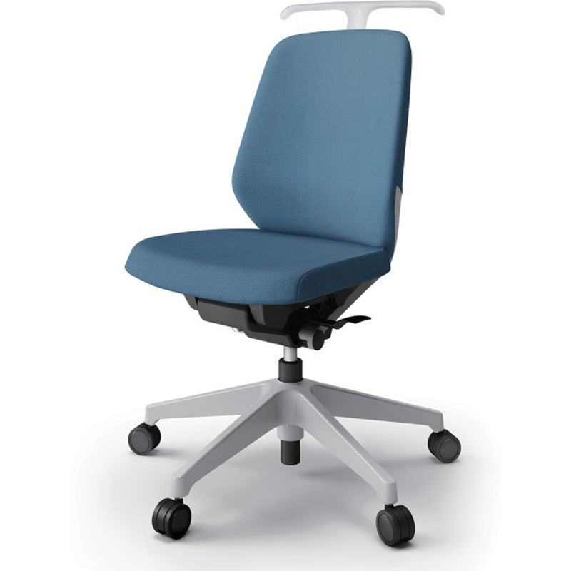 KJ-140SAHM-GNB4 ノートチェア ローバック 肘なし ハンガー ランバーサポートなし クロスSA ウレタンキャスター<配送時組立サービス付> 1台 イトーキ 【通販モノタロウ】