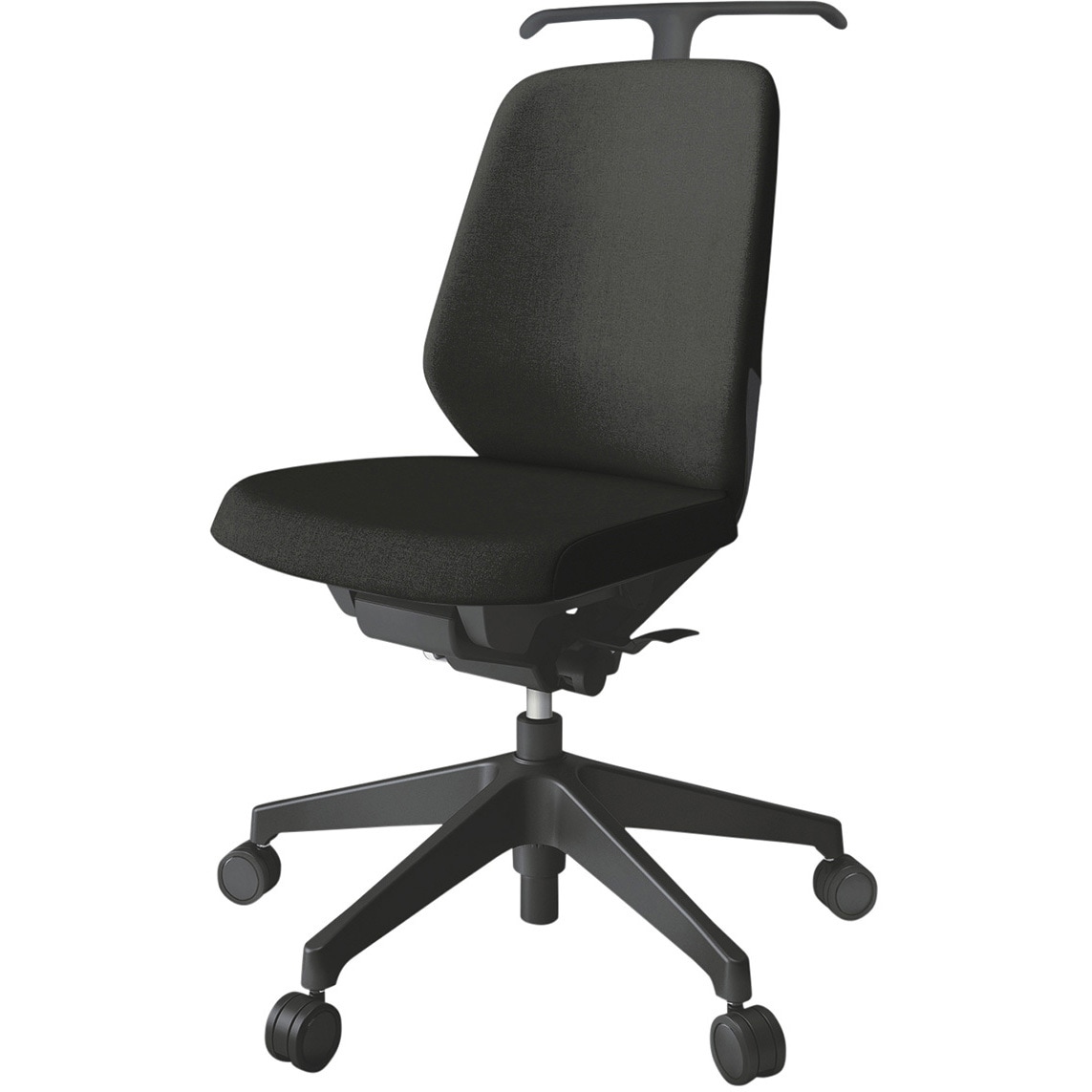 KJ-140SAHM-T1T1 ノートチェア ローバック 肘なし ハンガー ランバーサポートなし クロスSA ウレタンキャスター<配送時組立サービス付> 1台 イトーキ 【通販モノタロウ】