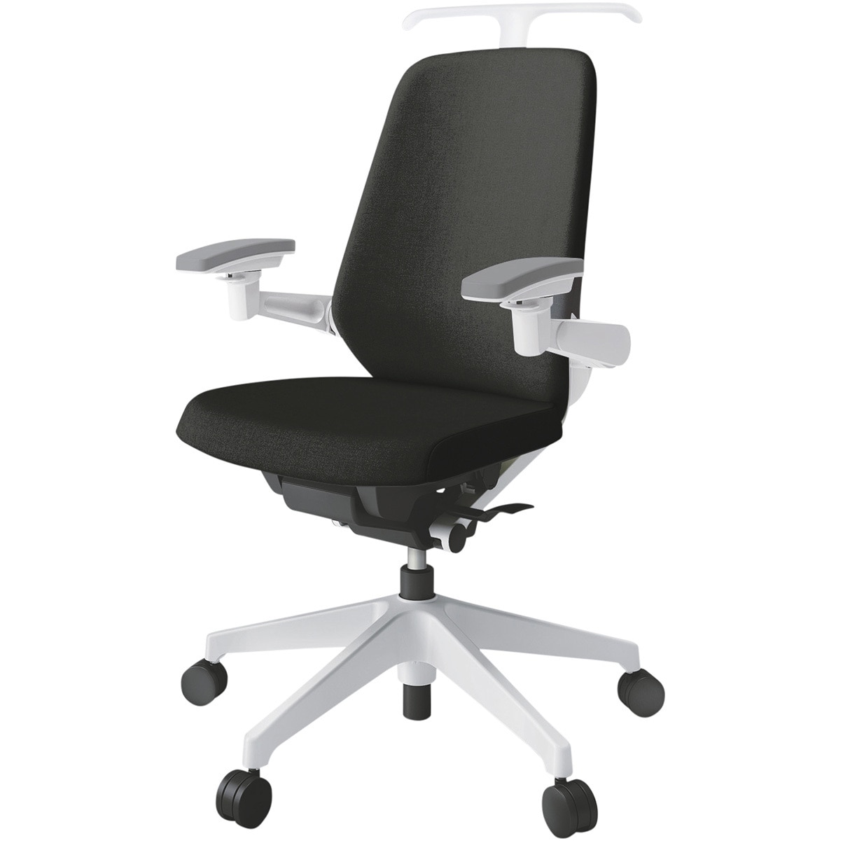 KJ-117SAH1W9T1 ノートチェア ハイバック 可動肘 ハンガー ランバーサポート付 クロスSA ナイロンキャスター<配送時組立サービス付> 1台 イトーキ 【通販モノタロウ】