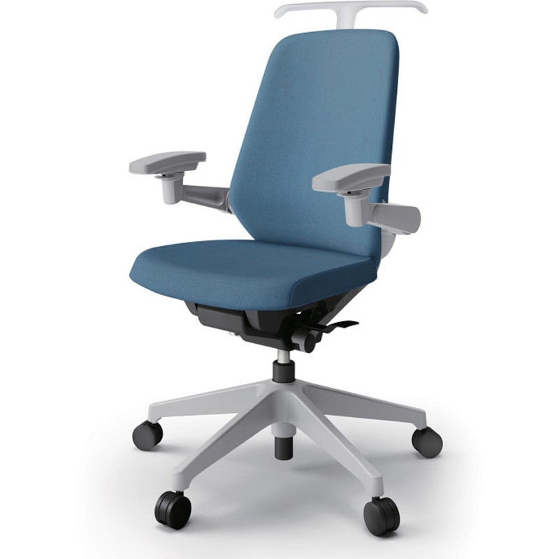 KJ-117SAHM1GNB4 ノートチェア ハイバック 可動肘 ハンガー ランバーサポート付 クロスSA ウレタンキャスター<配送時組立サービス付> 1台 イトーキ 【通販モノタロウ】