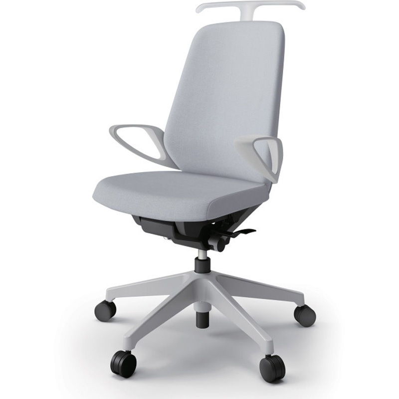 KJ-116SAH-GNT7 ノートチェア ハイバック 固定肘 ハンガー ランバーサポート付 クロスSA ナイロンキャスター<配送時組立サービス付> 1台 イトーキ 【通販モノタロウ】