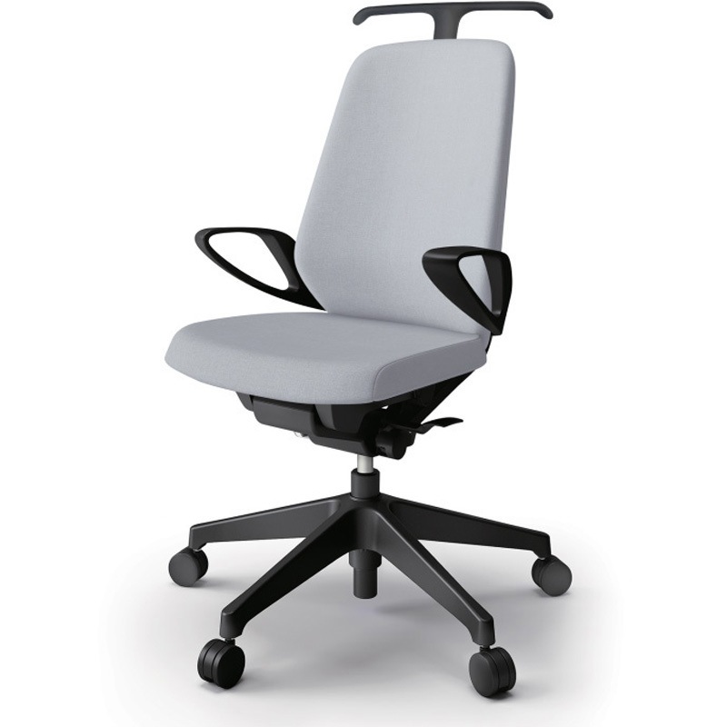 KJ-116SAHM-T1T7 ノートチェア ハイバック 固定肘 ハンガー ランバーサポート付 クロスSA ウレタンキャスター<配送時組立サービス付> 1台 イトーキ 【通販モノタロウ】