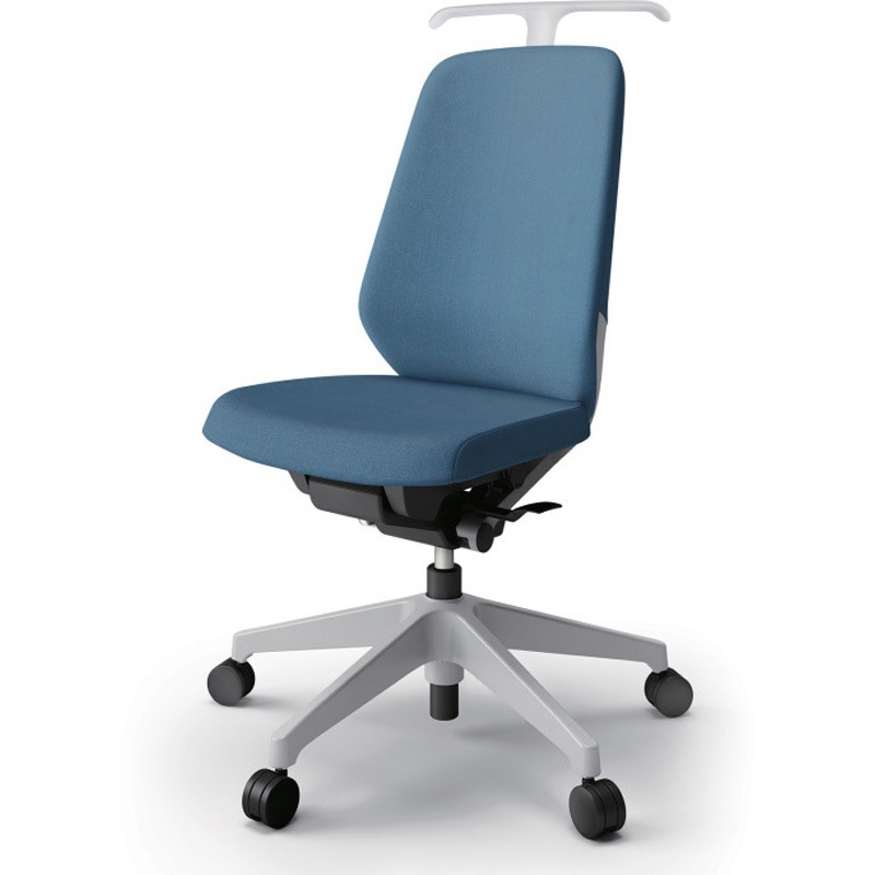 KJ-110SAH-GNB4 ノートチェア ハイバック 肘なし ハンガー ランバーサポート付 クロスSA ナイロンキャスター<配送時組立サービス付> 1台 イトーキ 【通販モノタロウ】