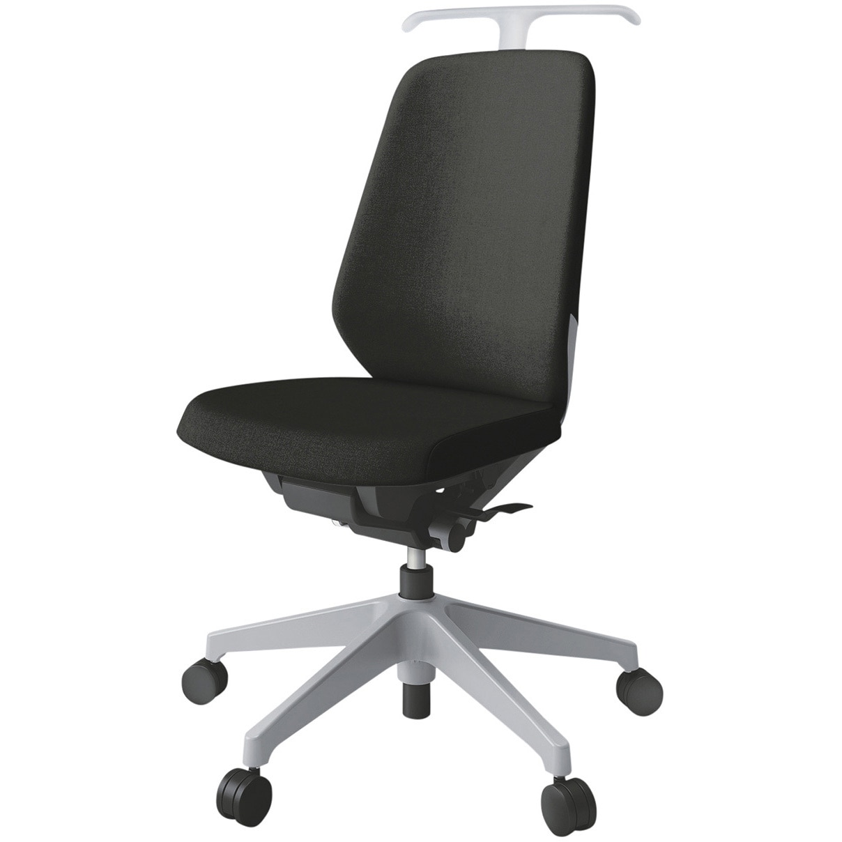 KJ-110SAH-GNT1 ノートチェア ハイバック 肘なし ハンガー ランバーサポート付 クロスSA ナイロンキャスター<配送時組立サービス付> 1台 イトーキ 【通販モノタロウ】