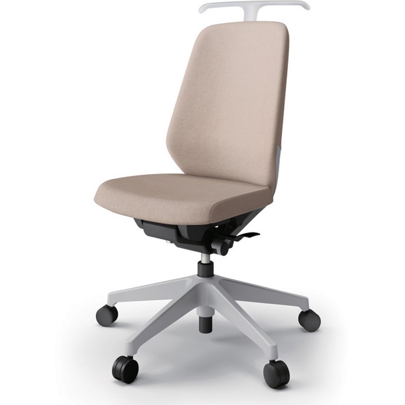 KJ-110SAHM-GNF6 ノートチェア ハイバック 肘なし ハンガー ランバーサポート付 クロスSA ウレタンキャスター<配送時組立サービス付> 1台 イトーキ 【通販モノタロウ】