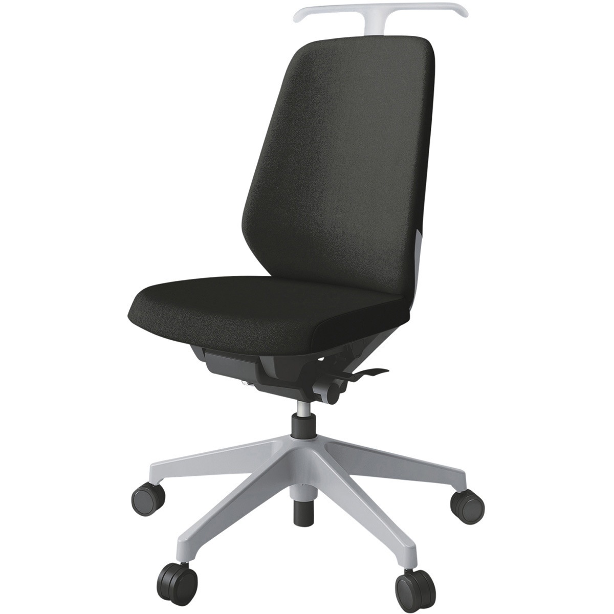 KJ-110SAHM-GNT1 ノートチェア ハイバック 肘なし ハンガー ランバーサポート付 クロスSA ウレタンキャスター<配送時組立サービス付> 1台 イトーキ 【通販モノタロウ】