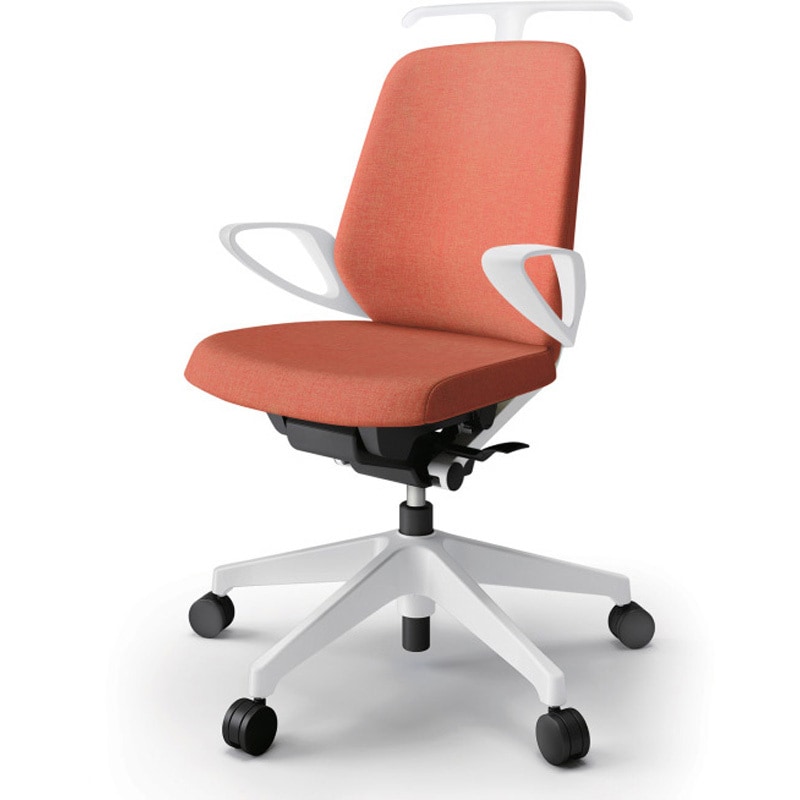 KJ-126SAH-W9D4 ノートチェア ローバック 固定肘 ハンガー ランバーサポート付 クロスSA ナイロンキャスター<配送時組立サービス付> 1台 イトーキ 【通販モノタロウ】