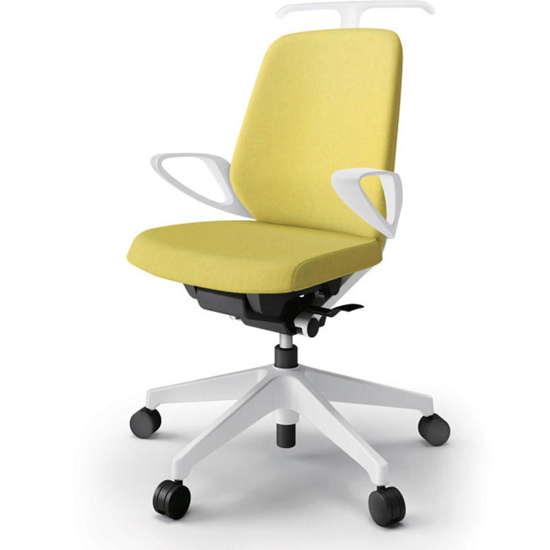 KJ-126SAH-W9U6 ノートチェア ローバック 固定肘 ハンガー ランバーサポート付 クロスSA ナイロンキャスター<配送時組立サービス付> 1台 イトーキ 【通販モノタロウ】