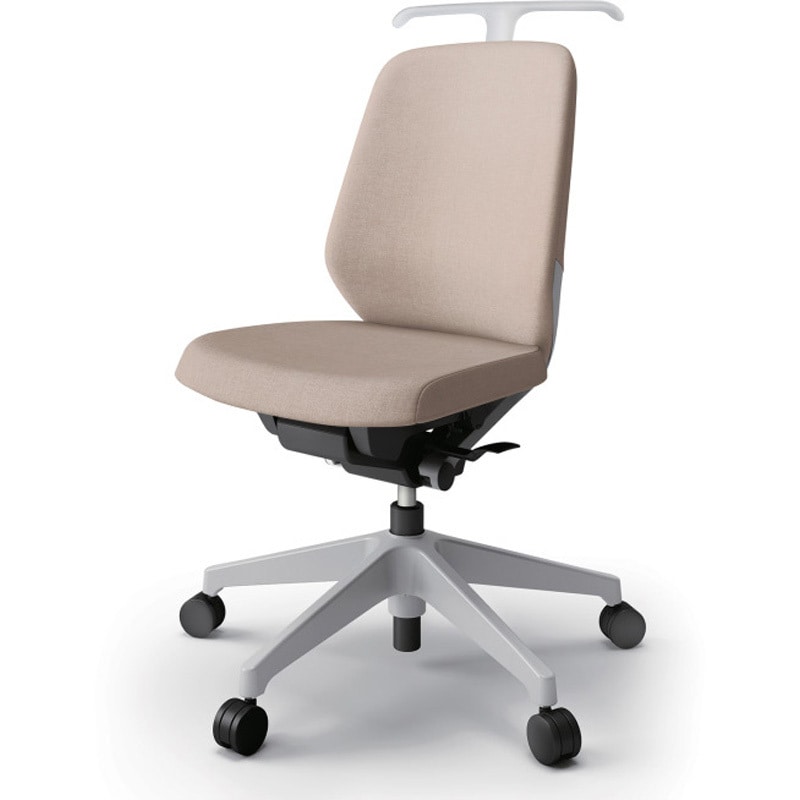 KJ-120SAHM-GNF6 ノートチェア ローバック 肘なし ハンガー ランバーサポート付 クロスSA ウレタンキャスター<配送時組立サービス付> 1台 イトーキ 【通販モノタロウ】
