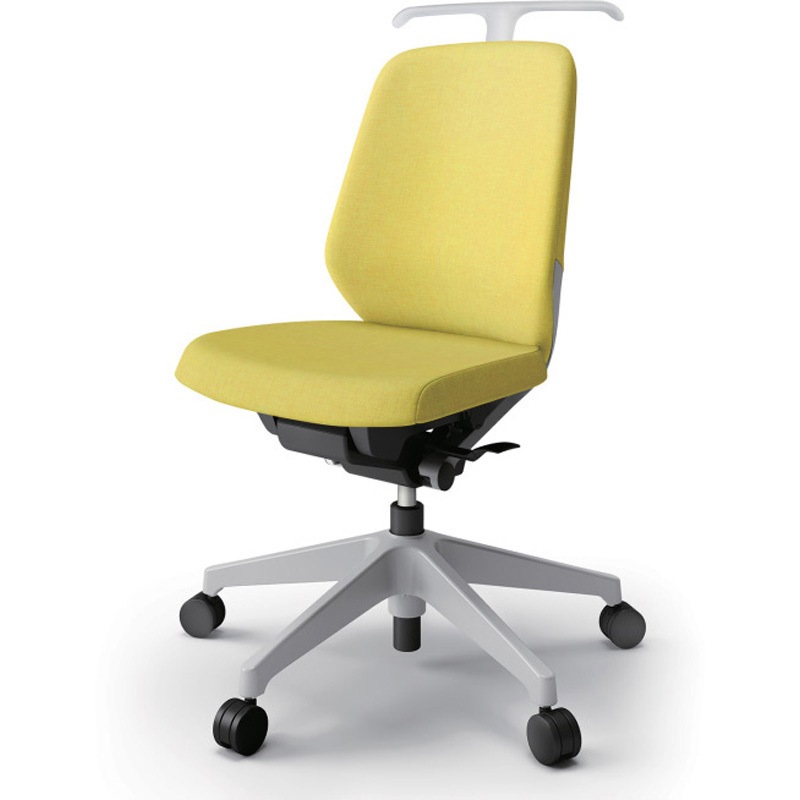 KJ-120SAHM-GNU6 ノートチェア ローバック 肘なし ハンガー ランバーサポート付 クロスSA ウレタンキャスター<配送時組立サービス付> 1台 イトーキ 【通販モノタロウ】