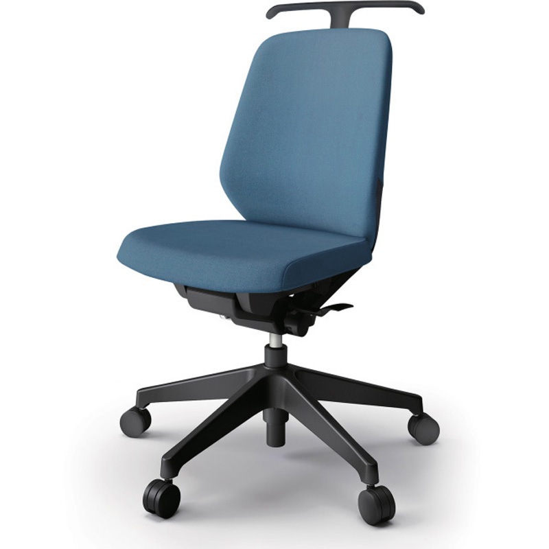 KJ-120SAHM-T1B4 ノートチェア ローバック 肘なし ハンガー ランバーサポート付 クロスSA ウレタンキャスター<配送時組立サービス付> 1台 イトーキ 【通販モノタロウ】