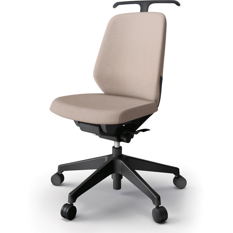 KJ-120SAHM-T1F6 ノートチェア ローバック 肘なし ハンガー ランバーサポート付 クロスSA ウレタンキャスター<配送時組立サービス付> 1台 イトーキ 【通販モノタロウ】