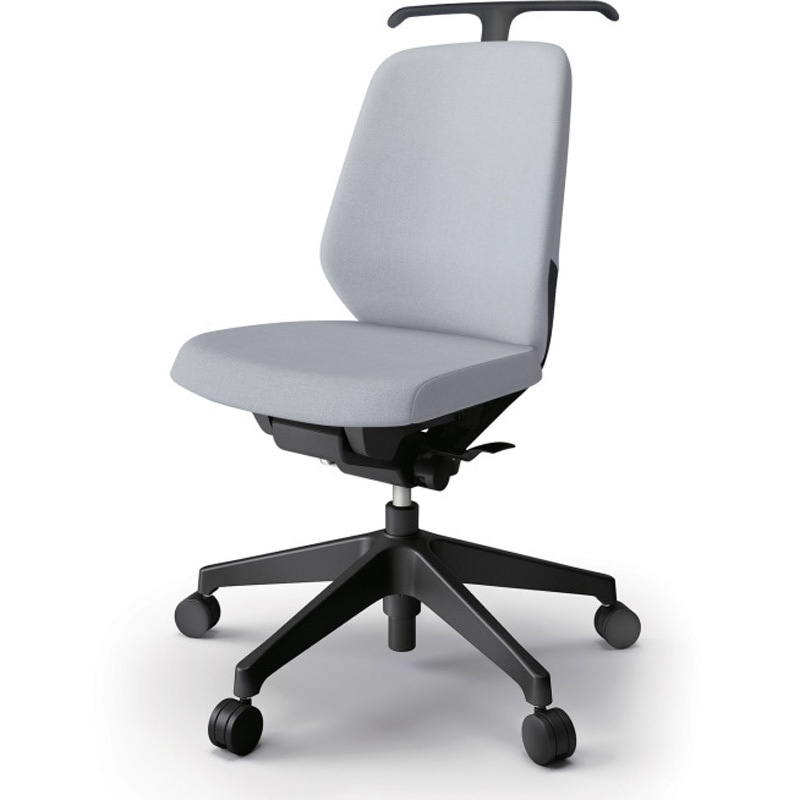 KJ-120SAHM-T1T7 ノートチェア ローバック 肘なし ハンガー ランバーサポート付 クロスSA ウレタンキャスター<配送時組立サービス付> 1台 イトーキ 【通販モノタロウ】