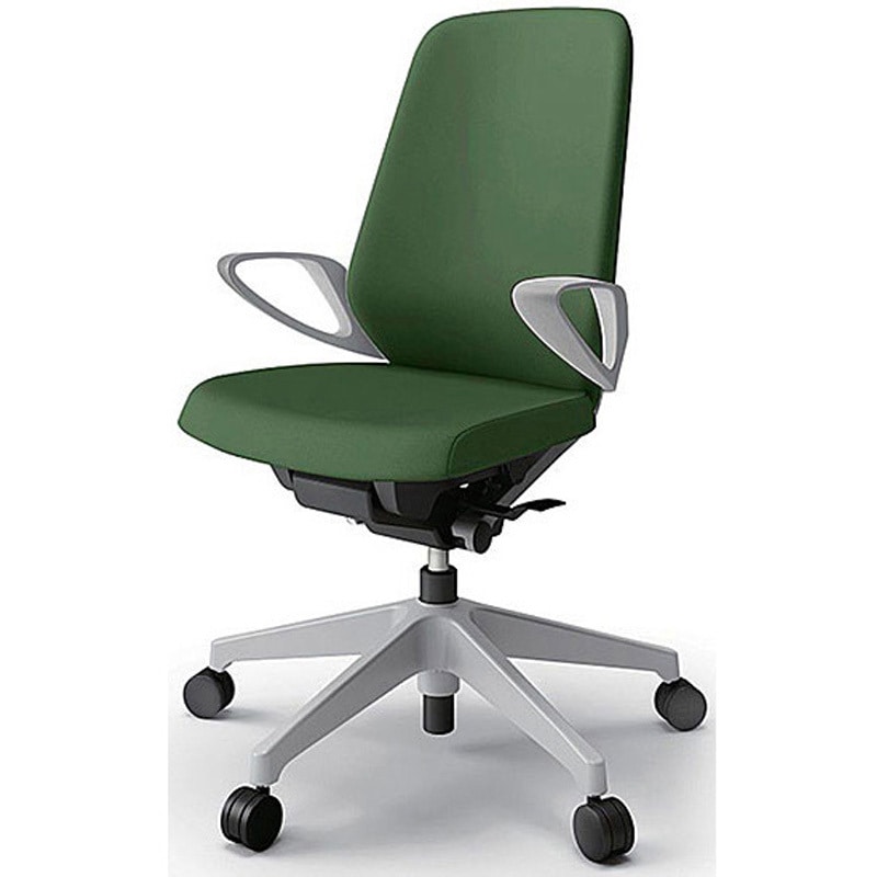 KJ-136PVM-GNQ2 ノートチェア ハイバック 固定肘 ランバーサポートなし クロスPV ウレタンキャスター<配送時組立サービス付> 1台 イトーキ 【通販モノタロウ】 79,980円