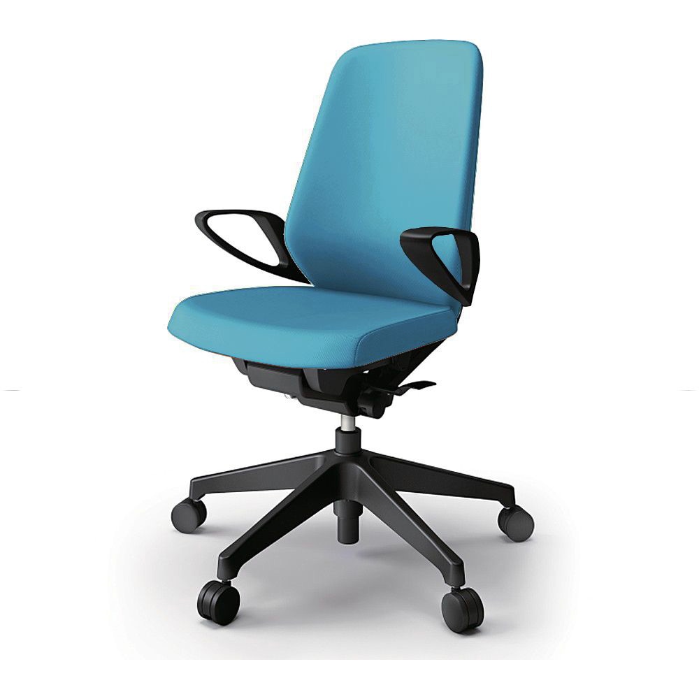 KJ-136PV-T1A3 ノートチェア ハイバック 固定肘 ランバーサポートなし クロスPV ナイロンキャスター<配送時組立サービス付> 1台 イトーキ 【通販モノタロウ】