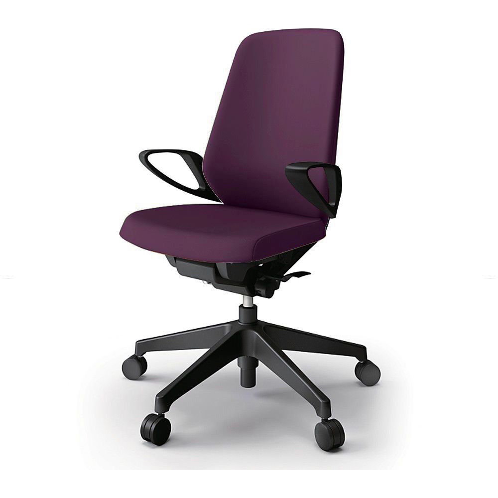 KJ-136PV-T1X7 ノートチェア ハイバック 固定肘 ランバーサポートなし クロスPV ナイロンキャスター<配送時組立サービス付> 1台 イトーキ 【通販モノタロウ】 47,388円