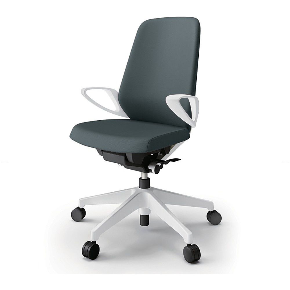 KJ-136PV-W9W2 ノートチェア ハイバック 固定肘 ランバーサポートなし クロスPV ナイロンキャスター<配送時組立サービス付> 1台 イトーキ 【通販モノタロウ】 47,388円