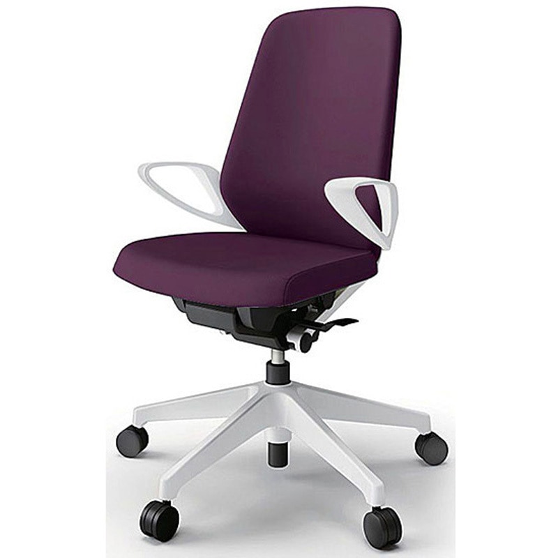 KJ-136PV-W9X7 ノートチェア ハイバック 固定肘 ランバーサポートなし クロスPV ナイロンキャスター<配送時組立サービス付> 1台 イトーキ 【通販モノタロウ】