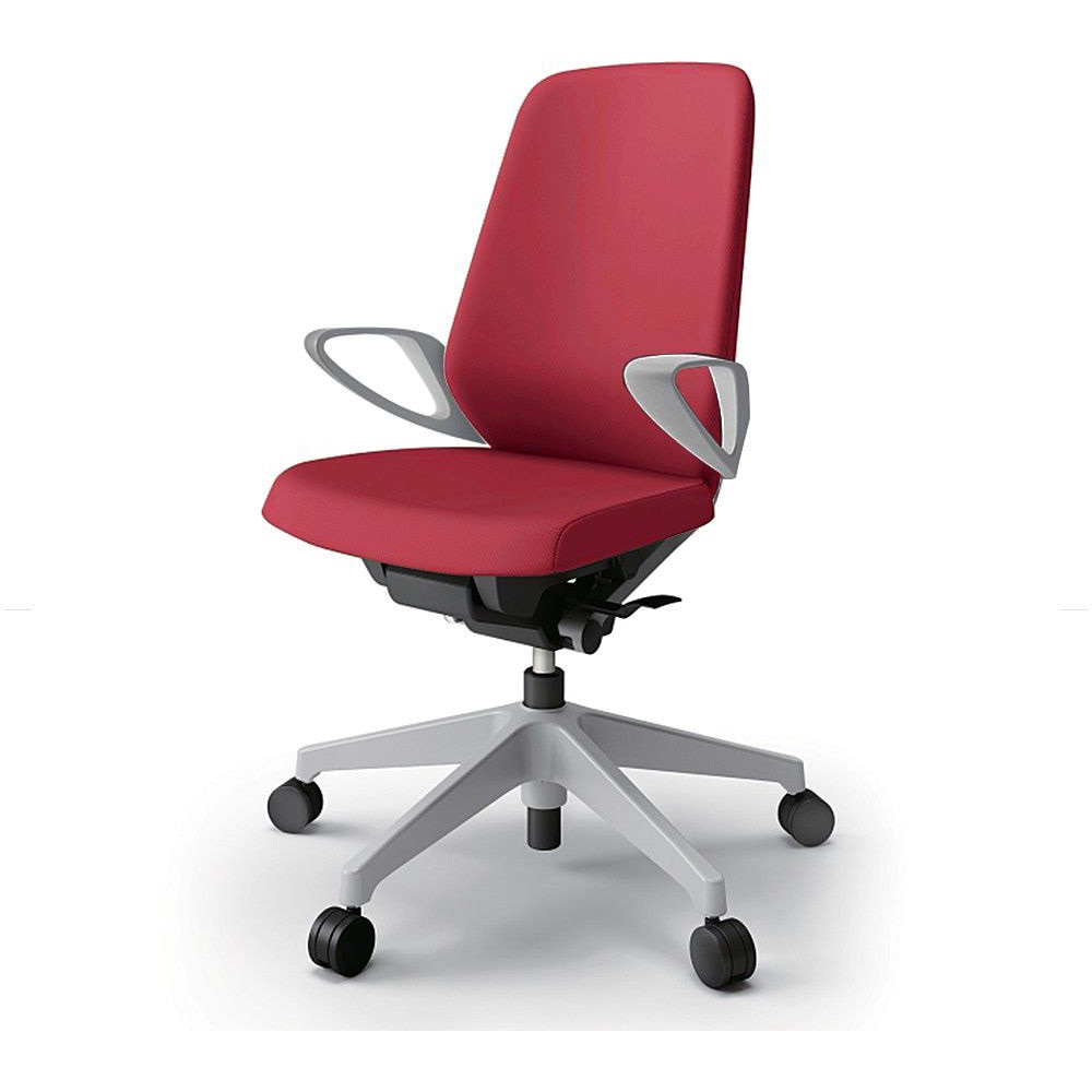 KJ-136PVM-GNM4 ノートチェア ハイバック 固定肘 ランバーサポートなし クロスPV ウレタンキャスター<配送時組立サービス付> 1台 イトーキ 【通販モノタロウ】 79,980円