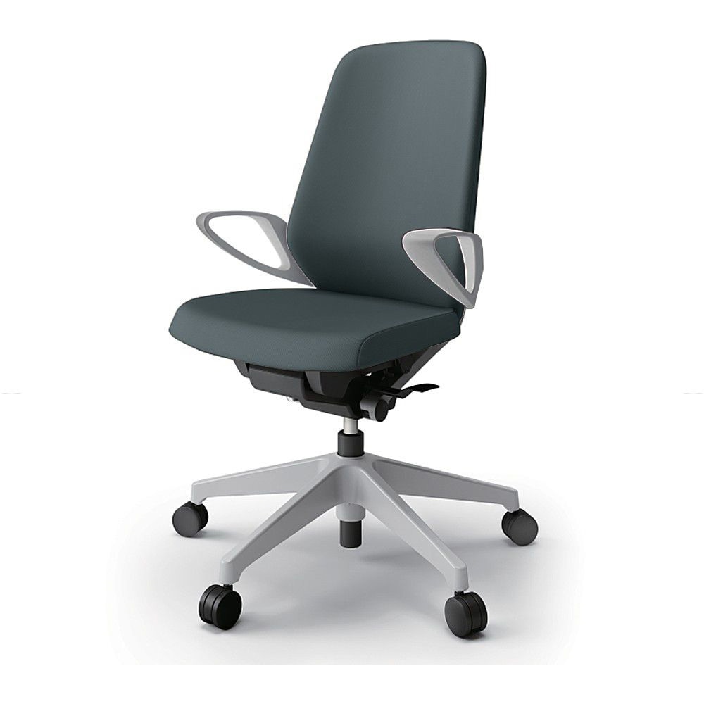 KJ-136PVM-GNW2 ノートチェア ハイバック 固定肘 ランバーサポートなし クロスPV ウレタンキャスター<配送時組立サービス付> 1台 イトーキ 【通販モノタロウ】 79,980円