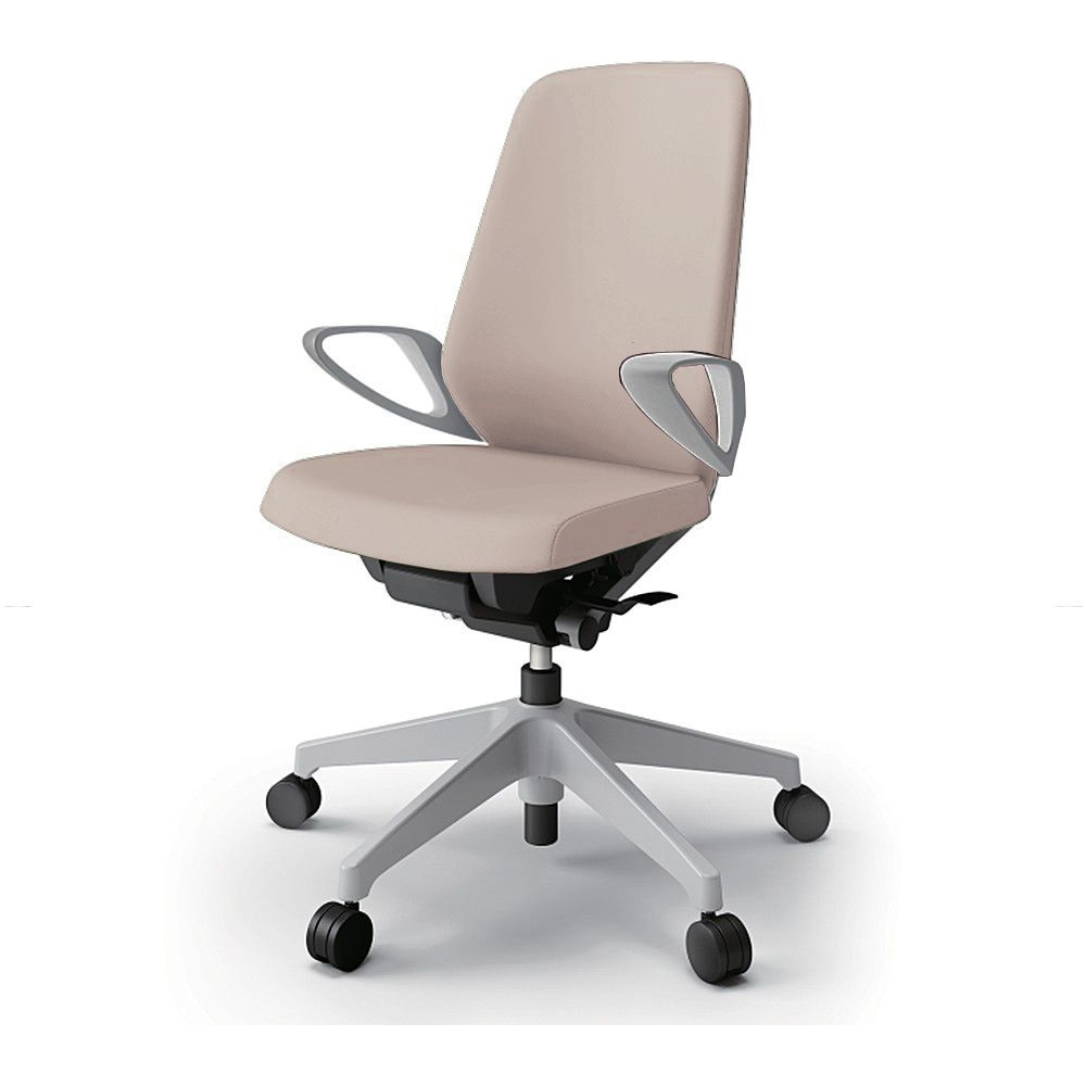 KJ-136PVM-GNY3 ノートチェア ハイバック 固定肘 ランバーサポートなし クロスPV ウレタンキャスター<配送時組立サービス付> 1台 イトーキ 【通販モノタロウ】 79,980円