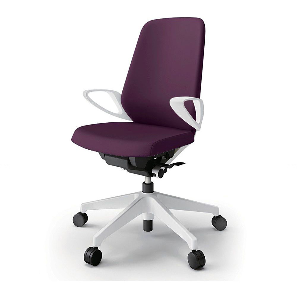 KJ-136PVM-W9X7 ノートチェア ハイバック 固定肘 ランバーサポートなし クロスPV ウレタンキャスター<配送時組立サービス付> 1台 イトーキ 【通販モノタロウ】