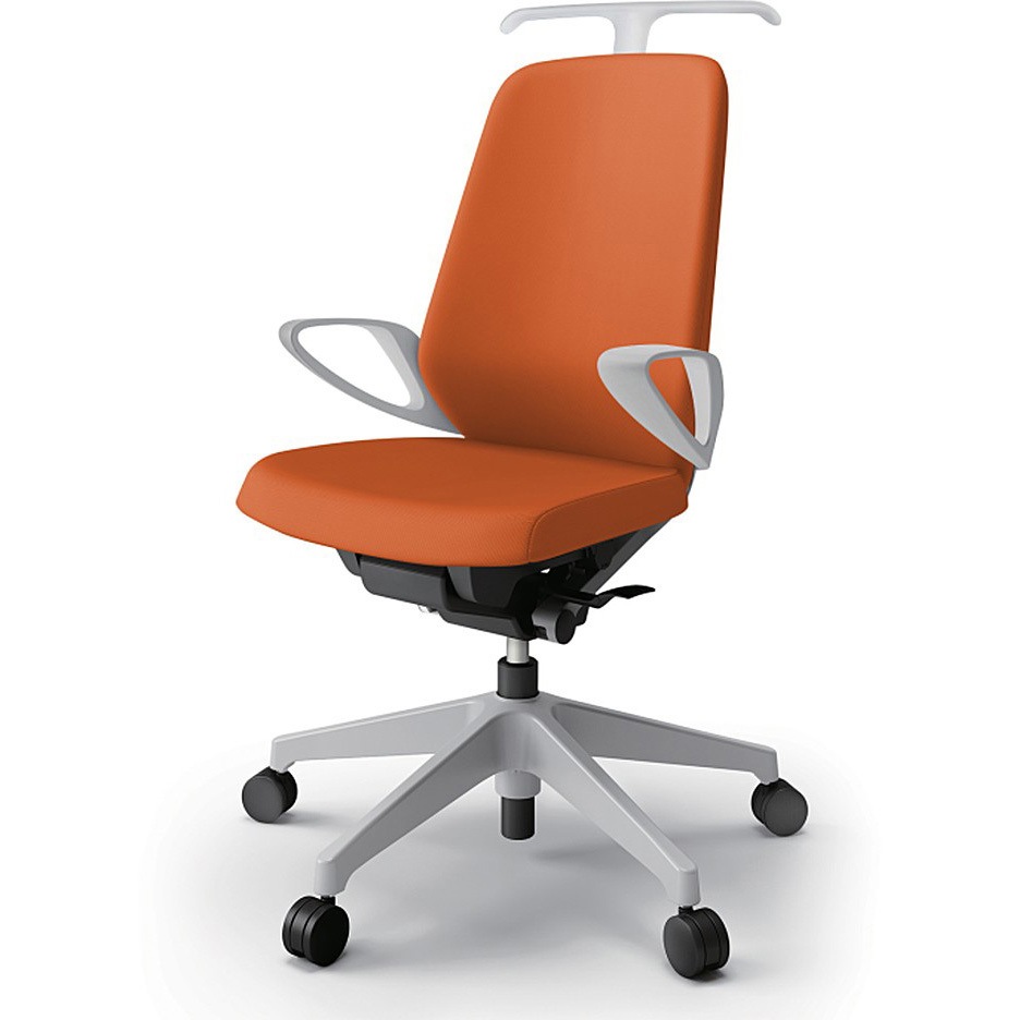 KJ-136PVHM-GND3 ノートチェア ハイバック 固定肘 ハンガー ランバーサポートなし クロスPV ウレタンキャスター<配送時組立サービス付> 1台 イトーキ 【通販モノタロウ】