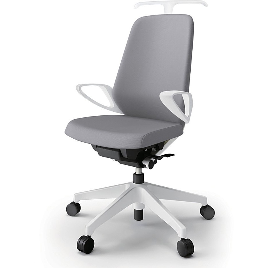 KJ-136PVHM-W9W6 ノートチェア ハイバック 固定肘 ハンガー ランバーサポートなし クロスPV ウレタンキャスター<配送時組立サービス付> 1台 イトーキ 【通販モノタロウ】