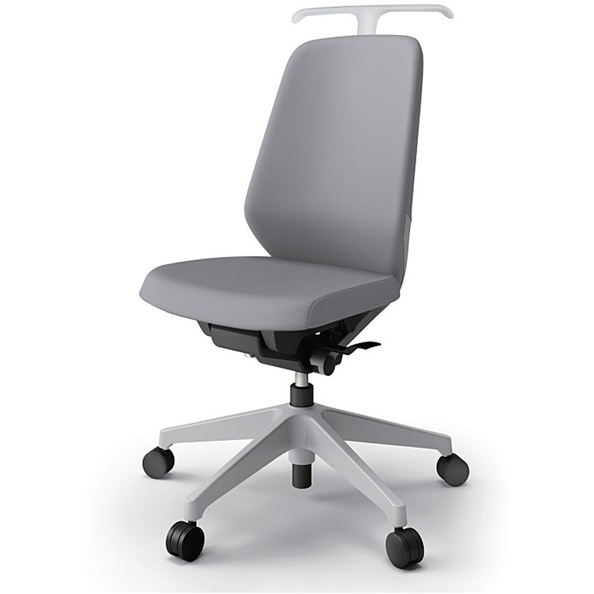 KJ-130PVHM-GNW6 ノートチェア ハイバック 肘なし ハンガー ランバーサポートなし クロスPV ウレタンキャスター<配送時組立サービス付> 1台 イトーキ 【通販モノタロウ】