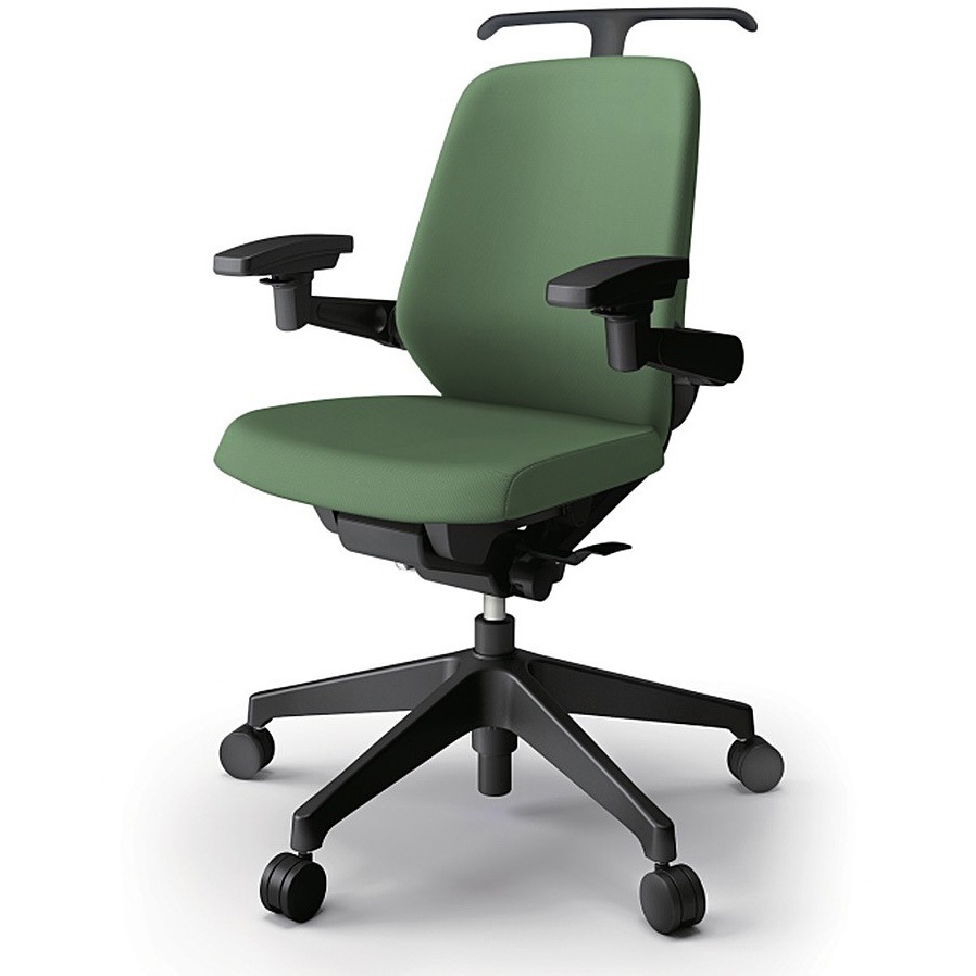 KJ-147PVH1T1Q2 ノートチェア ローバック 可動肘 ハンガー ランバーサポートなし クロスPV ナイロンキャスター<配送時組立サービス付> 1台 イトーキ 【通販モノタロウ】