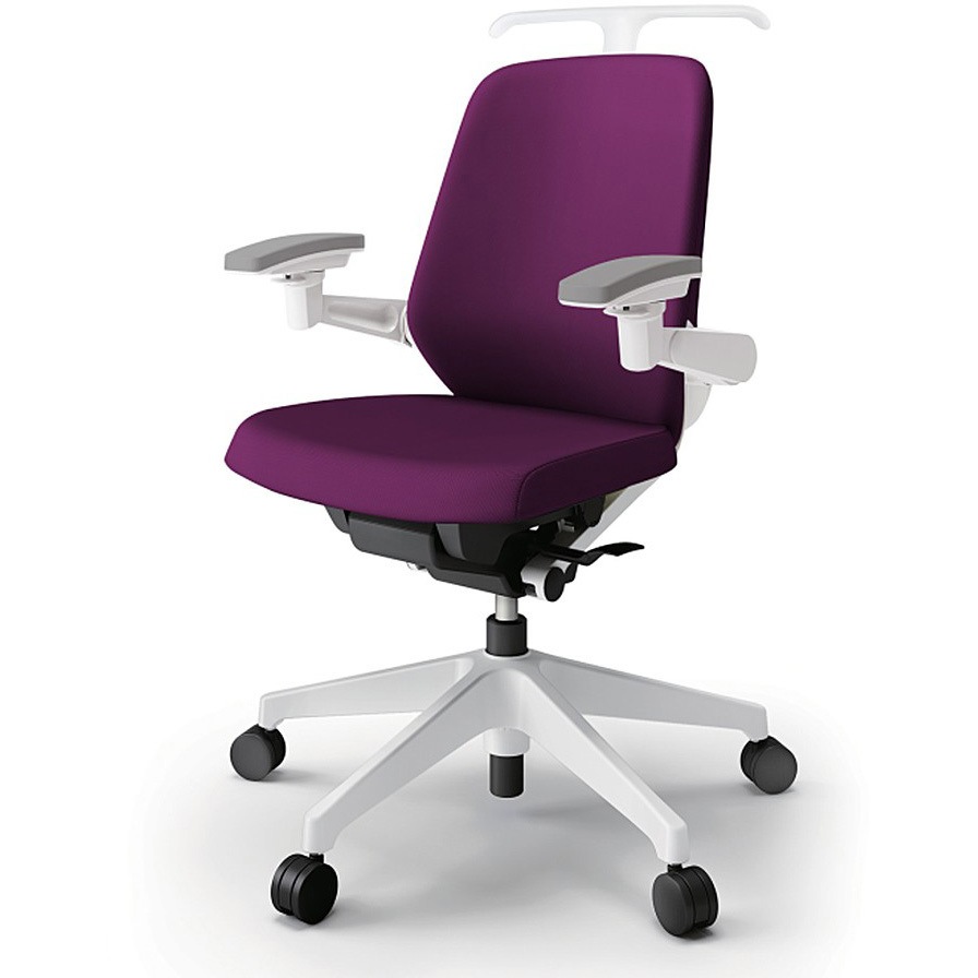 KJ-147PVH1W9X7 ノートチェア ローバック 可動肘 ハンガー ランバーサポートなし クロスPV ナイロンキャスター<配送時組立サービス付> 1台 イトーキ 【通販モノタロウ】