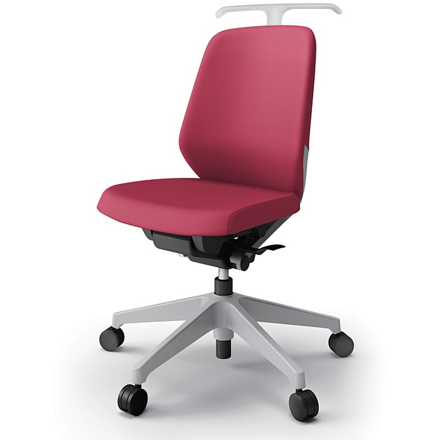 KJ-140PVH-GNM4 ノートチェア ローバック 肘なし ハンガー ランバーサポートなし クロスPV ナイロンキャスター<配送時組立サービス付> 1台 イトーキ 【通販モノタロウ】