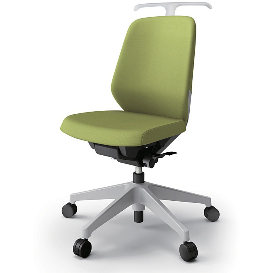 KJ-140PVH-GNQ6 ノートチェア ローバック 肘なし ハンガー ランバーサポートなし クロスPV ナイロンキャスター<配送時組立サービス付> 1台 イトーキ 【通販モノタロウ】